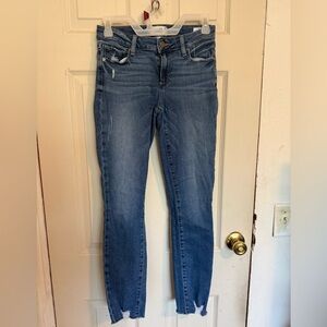 PAIGE Women's Medium Blue Skinny Jeans